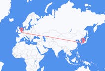 Flyreiser fra Tokushima, Japan til Oostende, Belgia