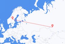 Flights from Novosibirsk, Russia to Sveg, Sweden