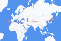 Flyg från Aomori, Japan till Funchal, Portugal
