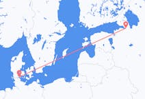 Fly fra St. Petersburg til Sønderborg