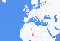 Flyrejser fra Kano, Nigeria til Dundee, Skotland