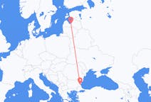 Flyrejser fra Riga til Burgas