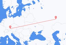 Flyreiser fra Samara, Russland til München, Tyskland
