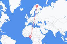 Flyrejser fra São Tomé til Rovaniemi