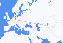 出发地 哈萨克斯坦突厥斯坦目的地 德国埃尔福特的航班