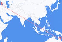 Flyreiser fra Cairns, Australia til Trabzon, Tyrkia
