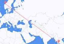 出发地 泰国出发地 曼谷目的地 挪威莫尔德的航班