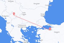 Flyreiser fra Bursa, Tyrkia til Priština, Kosovo