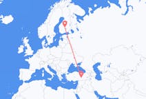 Flights from Jyväskylä, Finland to Malatya, Turkey