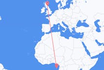 Fly fra São Tomé til Edinburgh