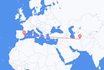 Flyreiser fra Mashhad, Iran til Valencia, Spania