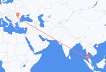 Vols de Setar, Malaisie pour Bucarest, Roumanie