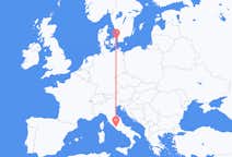 Flights from Rome to Copenhagen