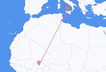 Flyreiser fra Ouagadougou, til Palermo