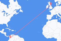 Flights from Pereira, Colombia to Durham, England, the United Kingdom