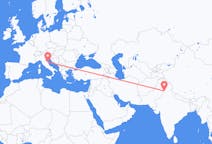 Vluchten van Amritsar, India naar Ancona, Italië