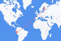 Flyrejser fra Lima, Peru til Tallinn, Estland