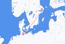 Flyg från Stockholm, Sverige till Hamburg, Tyskland