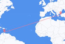Flyreiser fra Aruba, til Edremit