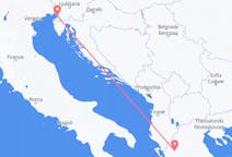 Vols depuis la ville d'Ioannina vers la ville de Trieste