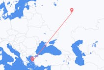 Flights from Cheboksary, Russia to Chios, Greece