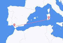 Flyrejser fra Jerez, Spanien til Cagliari, Italien