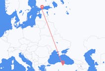 Flüge von Amasja, die Türkei nach Tallinn, Estland