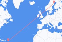 Flyreiser fra Antigua, Antigua og Barbuda til Skellefteå, Sverige