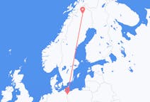 Flyg från Kiruna till Szczecin