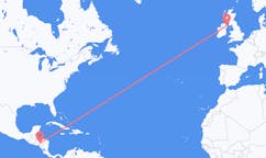 Flyrejser fra Tegucigalpa, Honduras til Belfast, Nordirland