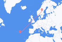 Flights from Sveg, Sweden to Santa Maria Island, Portugal
