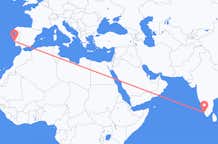Flyg från Cochin, Indien till Lissabon, Portugal