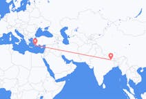 Flyg från Janakpur, Nepal till Rhodes, England, Grekland