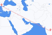 เที่ยวบิน จาก ไฮเดอราบัด, อินเดีย ไปยัง อเล็กซานโดรโพลิส, กรีซ