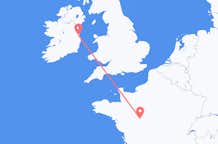 Flyrejser fra Dublin, Irland til Tours, Frankrig