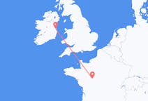 Flyreiser fra Dublin, Irland til Tours, Frankrike