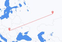 Flyrejser fra Jekaterinburg, Rusland til Debrecen, Ungarn
