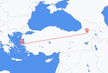 Fly fra Kars til Chios