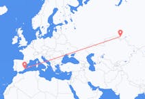 Flights from Omsk, Russia to Alicante, Spain