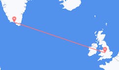 来自英格兰的伯明翰目的地 格陵兰卡科尔托克的航班