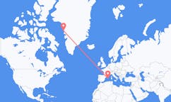 Vols depuis la ville d'Upernavik vers la ville de Minorque