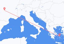 出发地 法国出发地 利摩日目的地 希腊米科诺斯的航班