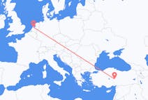 Flyreiser fra Amsterdam, Nederland til Kayseri, Tyrkia