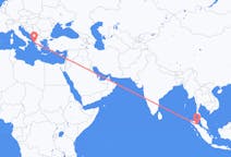 Flyrejser fra Medan, Indonesien til Korfu, Grækenland