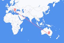 Flyrejser fra Mildura, Australien til Thessaloniki, Grækenland