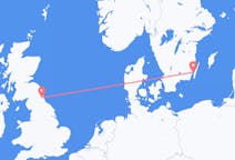 Flights from Kalmar, Sweden to Newcastle upon Tyne, the United Kingdom