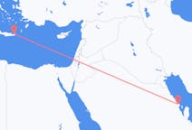 Vols depuis la ville de Dammam vers la ville de Sitía