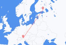 Fly fra Lappeenranta til Innsbruck