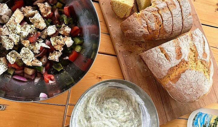 Bread, Briam, Greek salad & Tzatziki cooking class