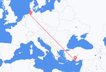 出发地 德国出发地 不来梅目的地 土耳其加济帕萨的航班